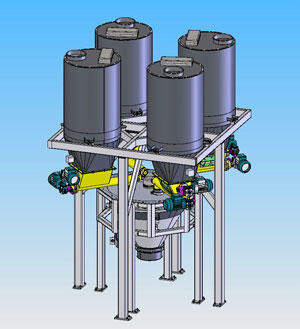 4-х компонентный дозирующий комплекс КМД-4-1-100-Э